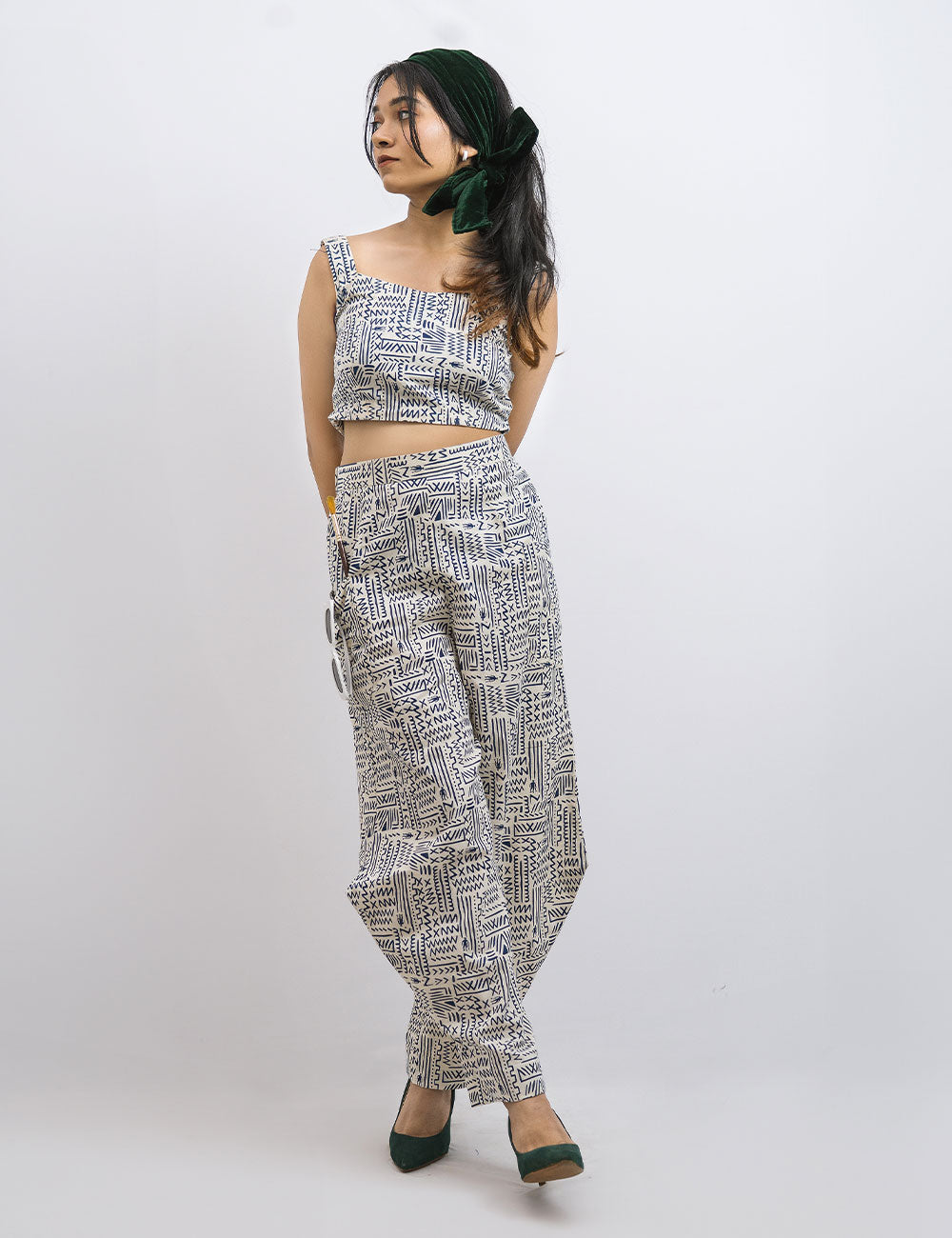 The Cottort – Printed Cotton Co Ords, Crop top