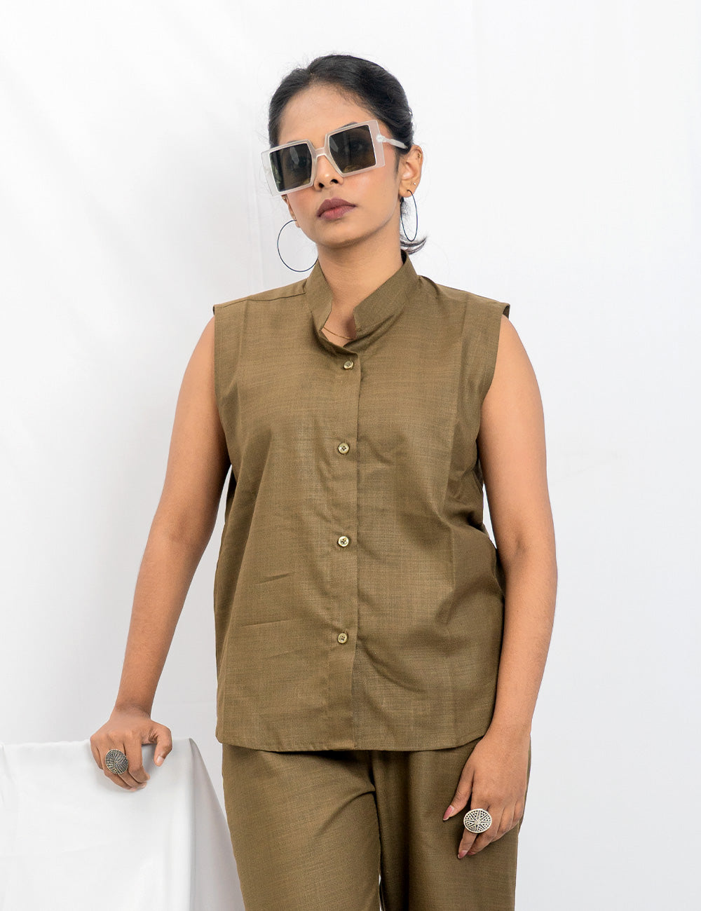 The Handmaiden’s Pet Co-Ords – Olive Green Professional Twin Set