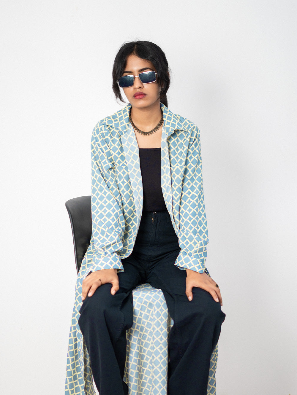 Lapel Collar long Coat convertibles