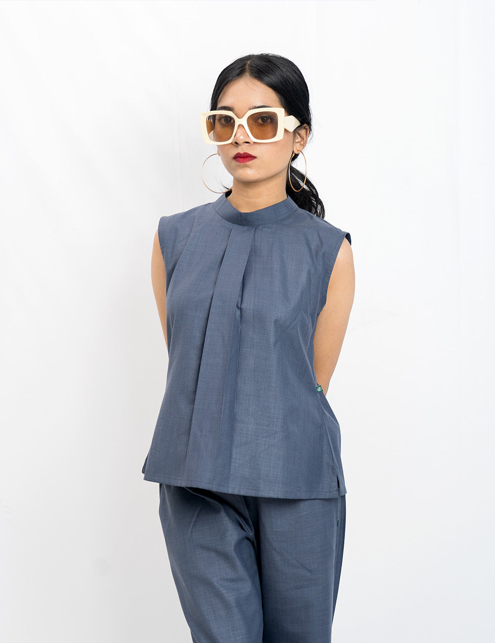 The Handmaiden’s Pet Co-Ords – Ash Blue Professional Twin Set