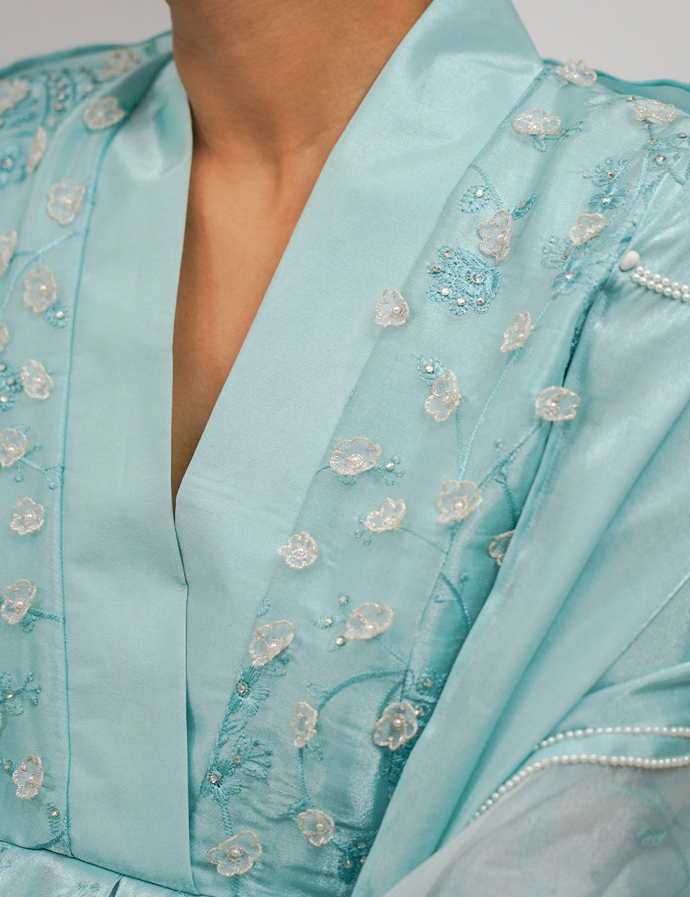 MEHAR – The Blue Flowery Gown