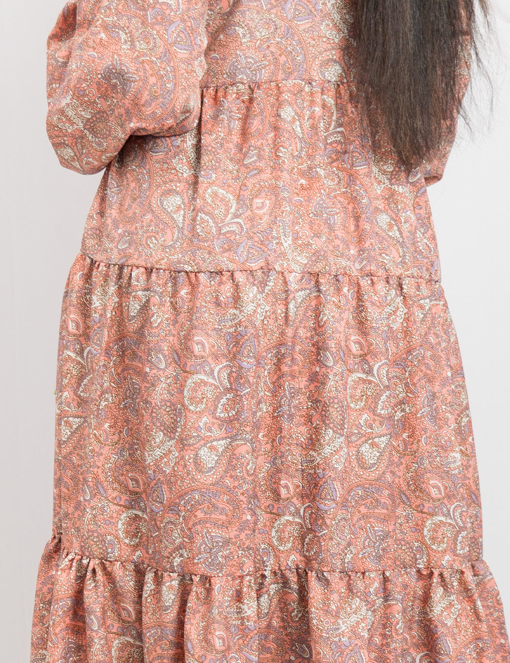 The Lady of Art – Dusty Orange Long Evening Gown