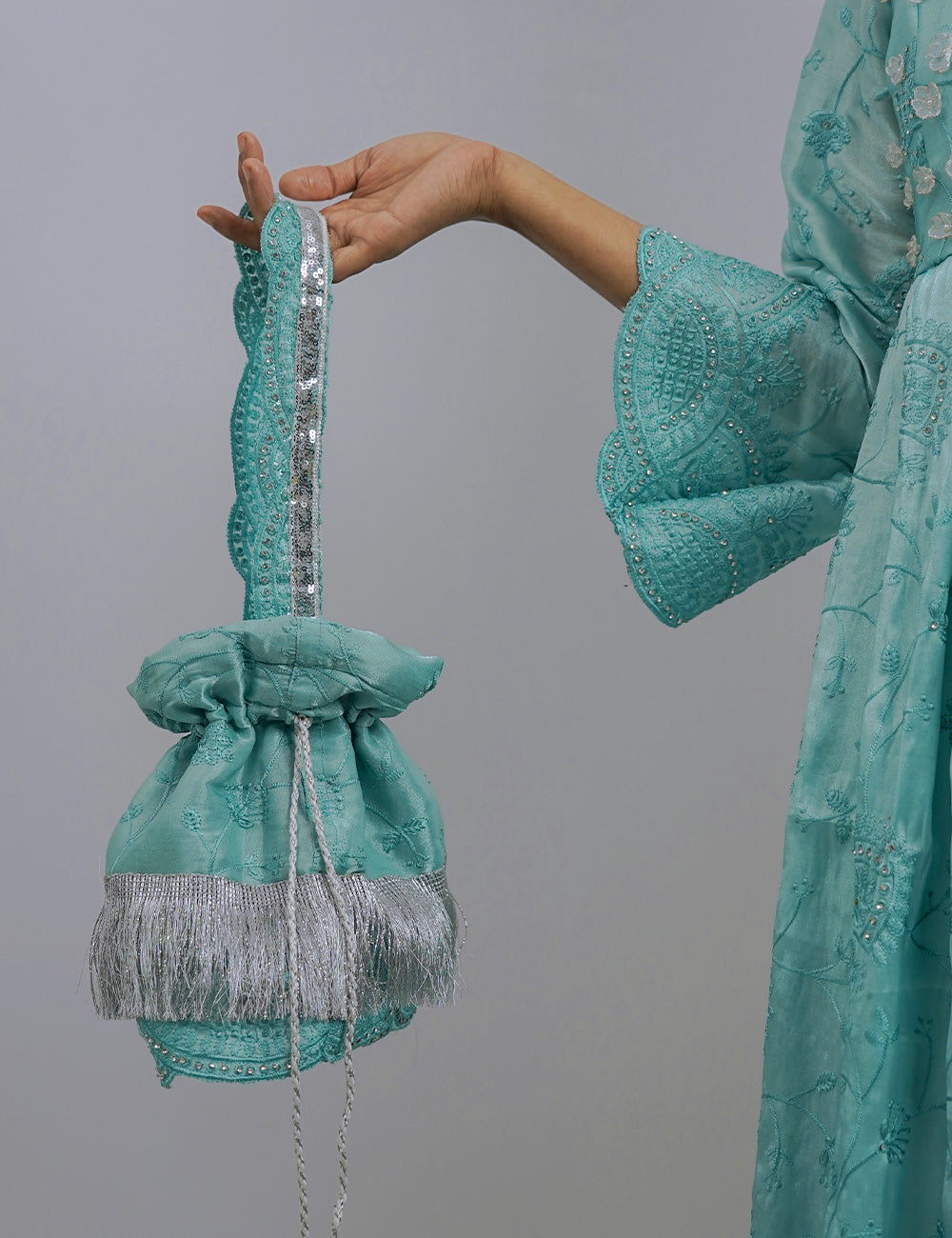 MEHAR – The Blue Flowery Gown