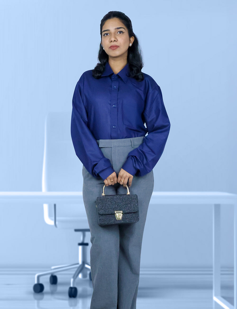 The Lady in Blue