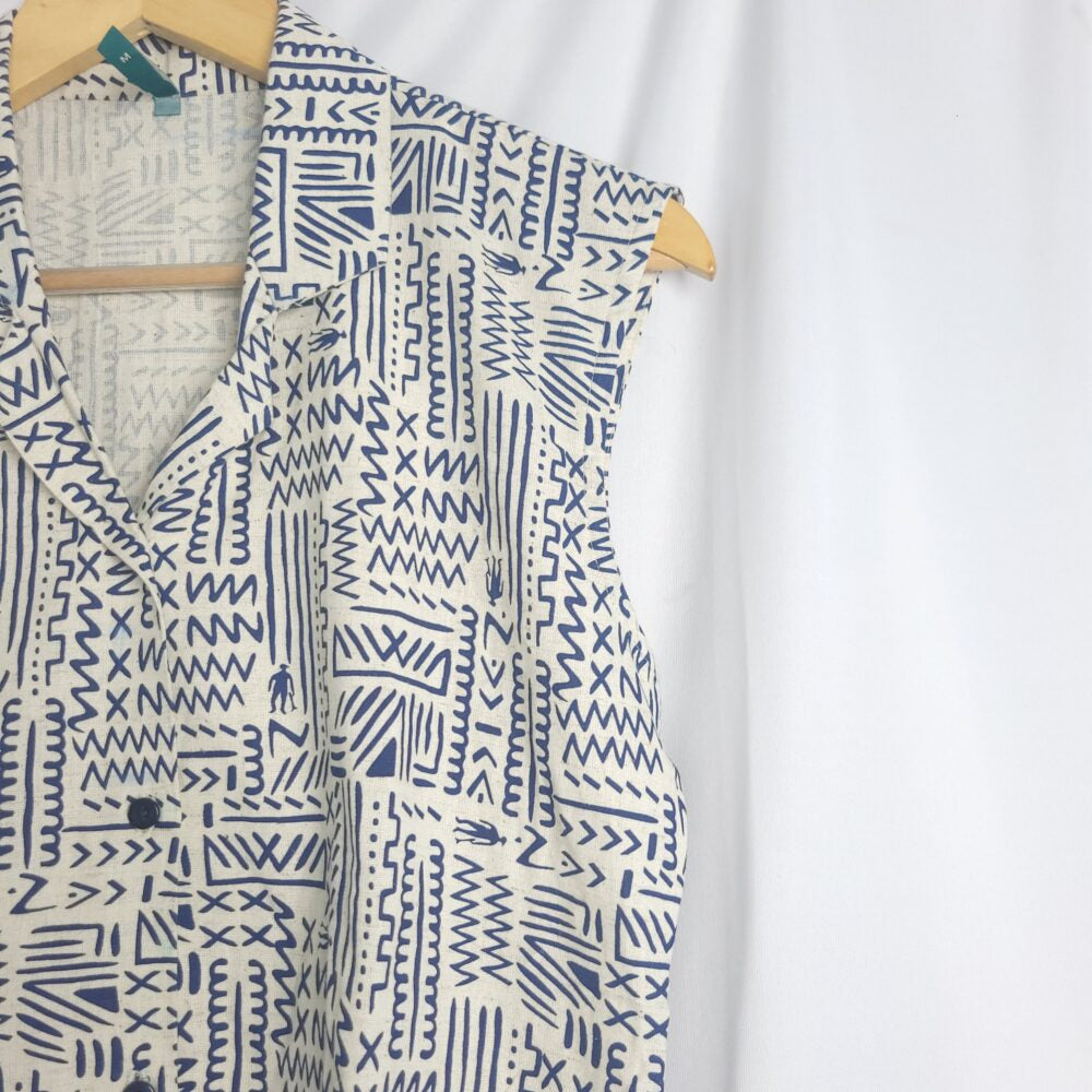 The Cottort – Printed Cotton Co Ords, Short top