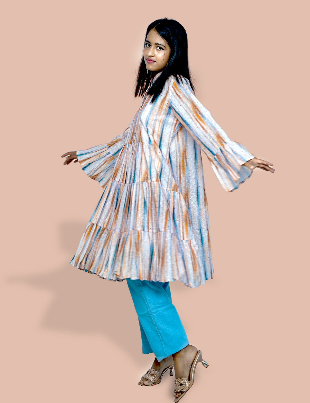 The Frilly Tunic Kurta Top