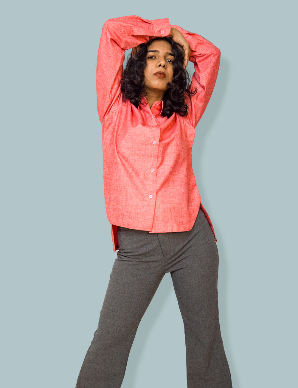 Peachy Polygon Top