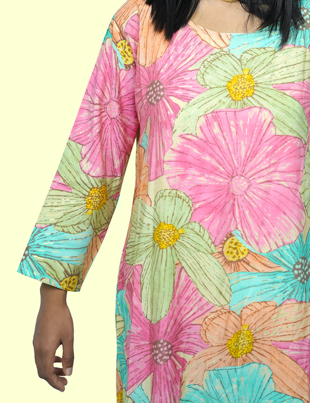 The Flora Long Kurta