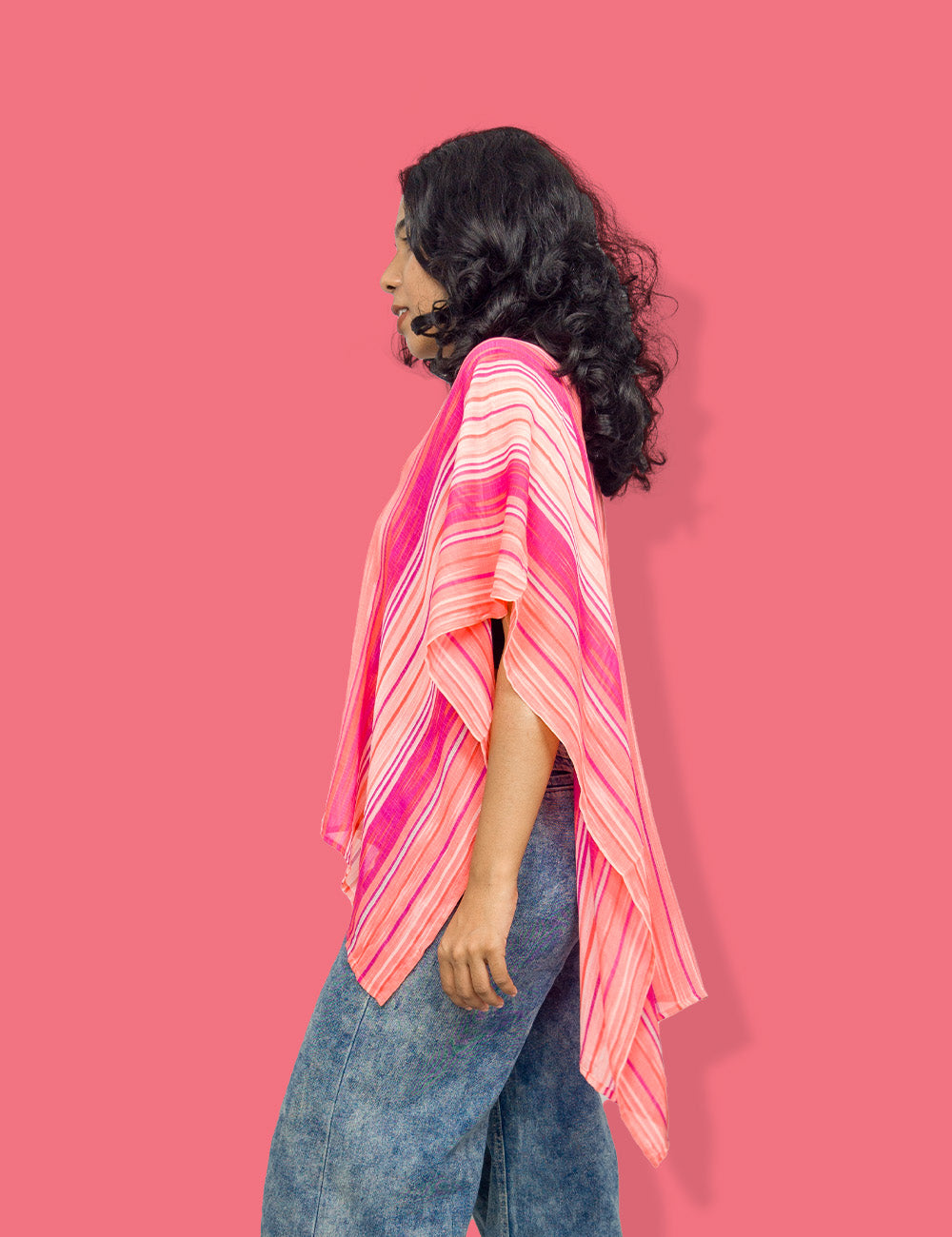 The Sunset - Pink Kaftan Top