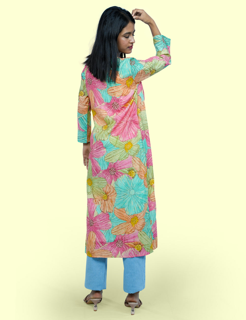The Flora Long Kurta