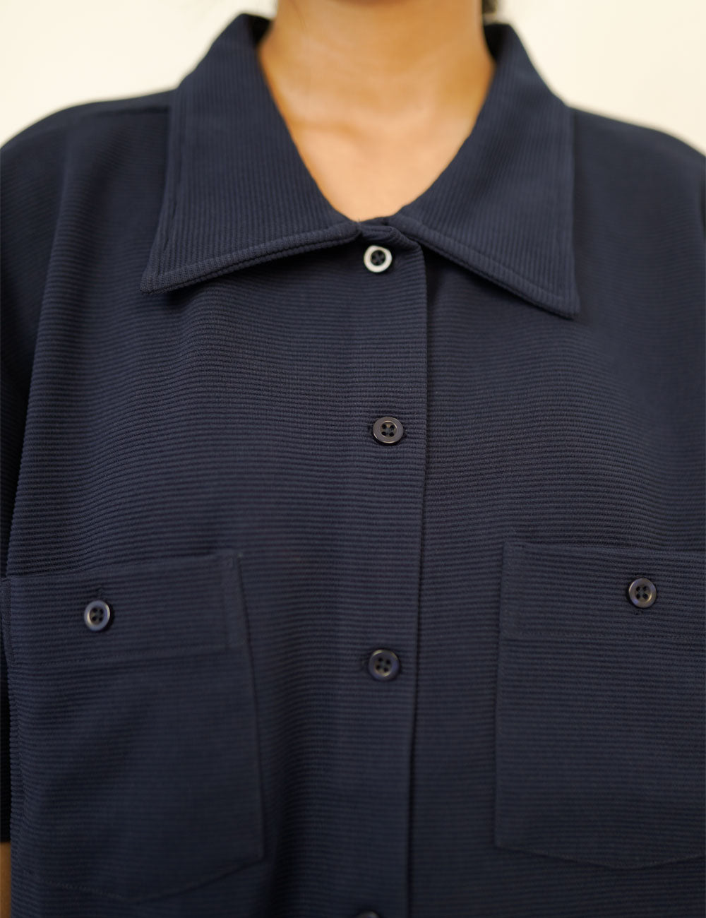 The Double Barrel – Oxford Blue Bi-Pocket Shirt