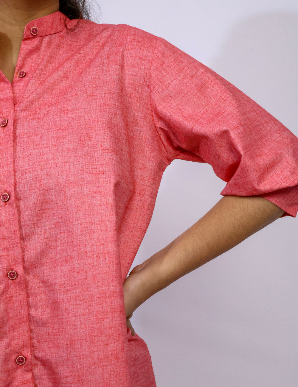 Casually Classic - oversized yet semi formal class of women's Shirt