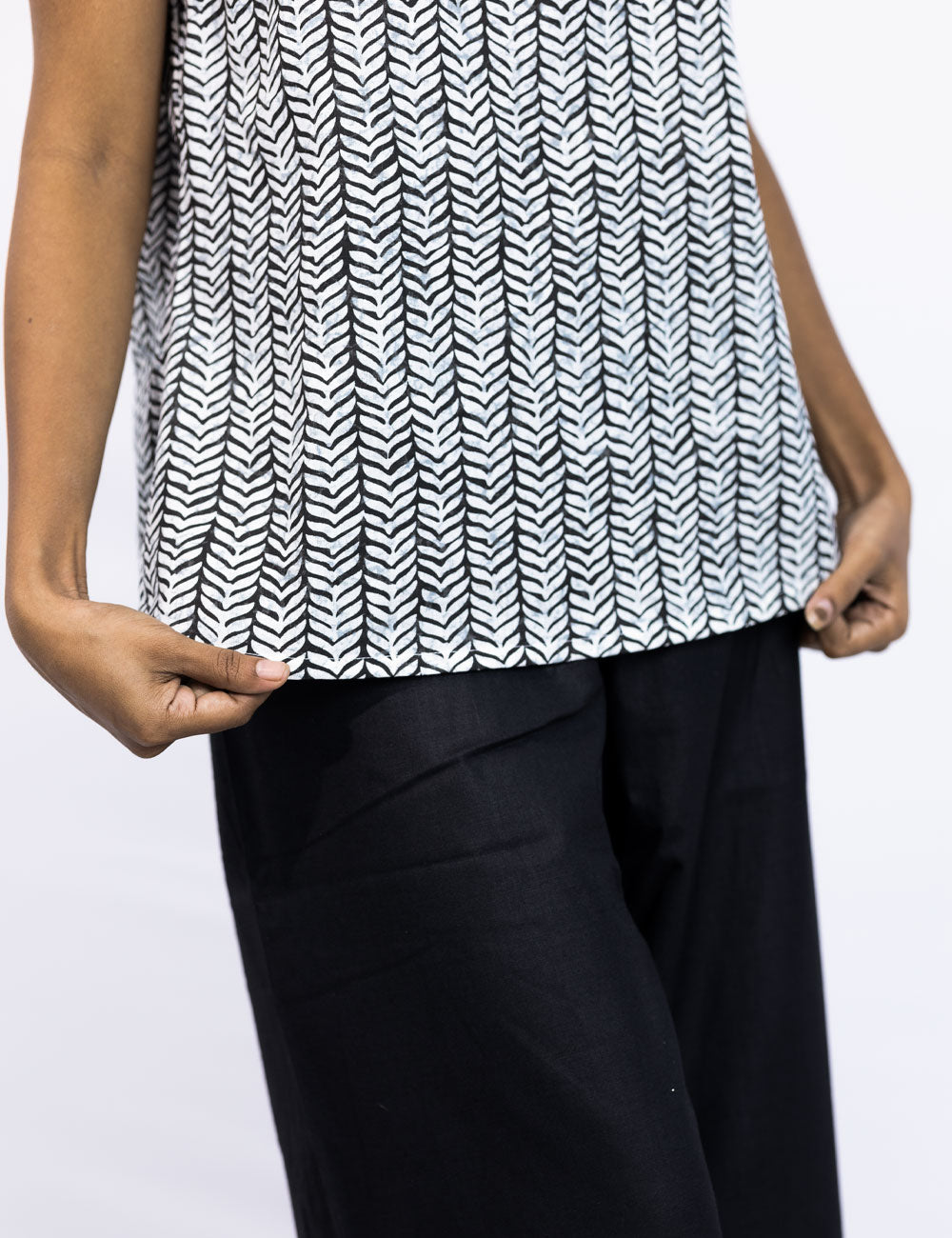 The Cottort – Printed Cotton Mid Length Crop Top Collections