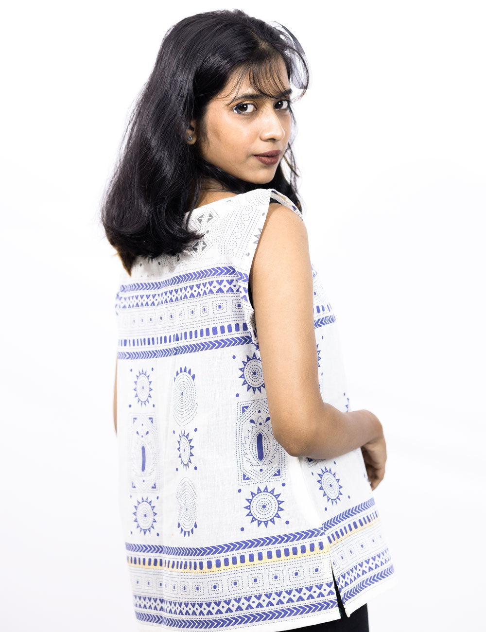 The Cottort – Printed Cotton Mid Length Crop Top Collections