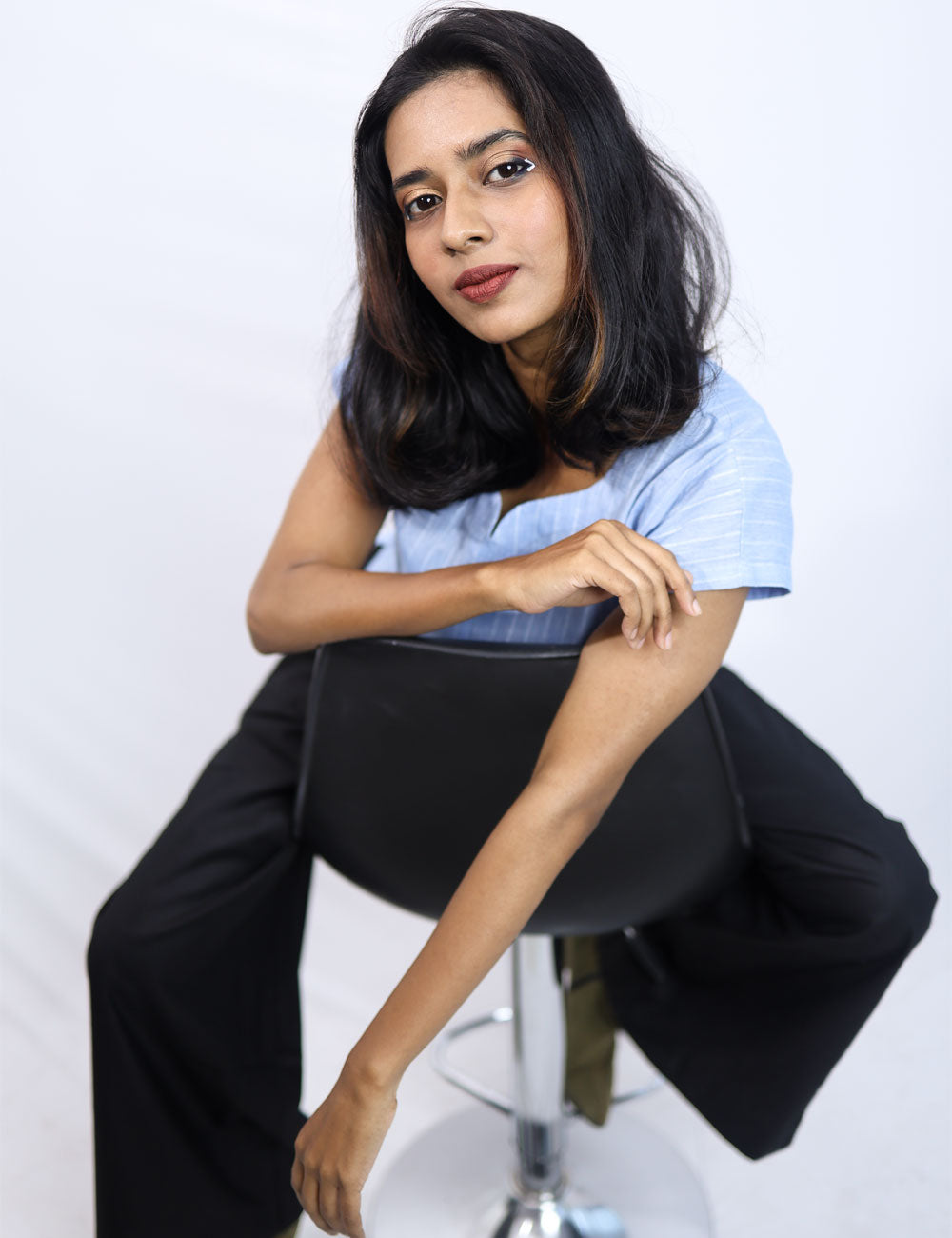 The Black Bell – Cotton Tri-Blend Bell Bottom Pants