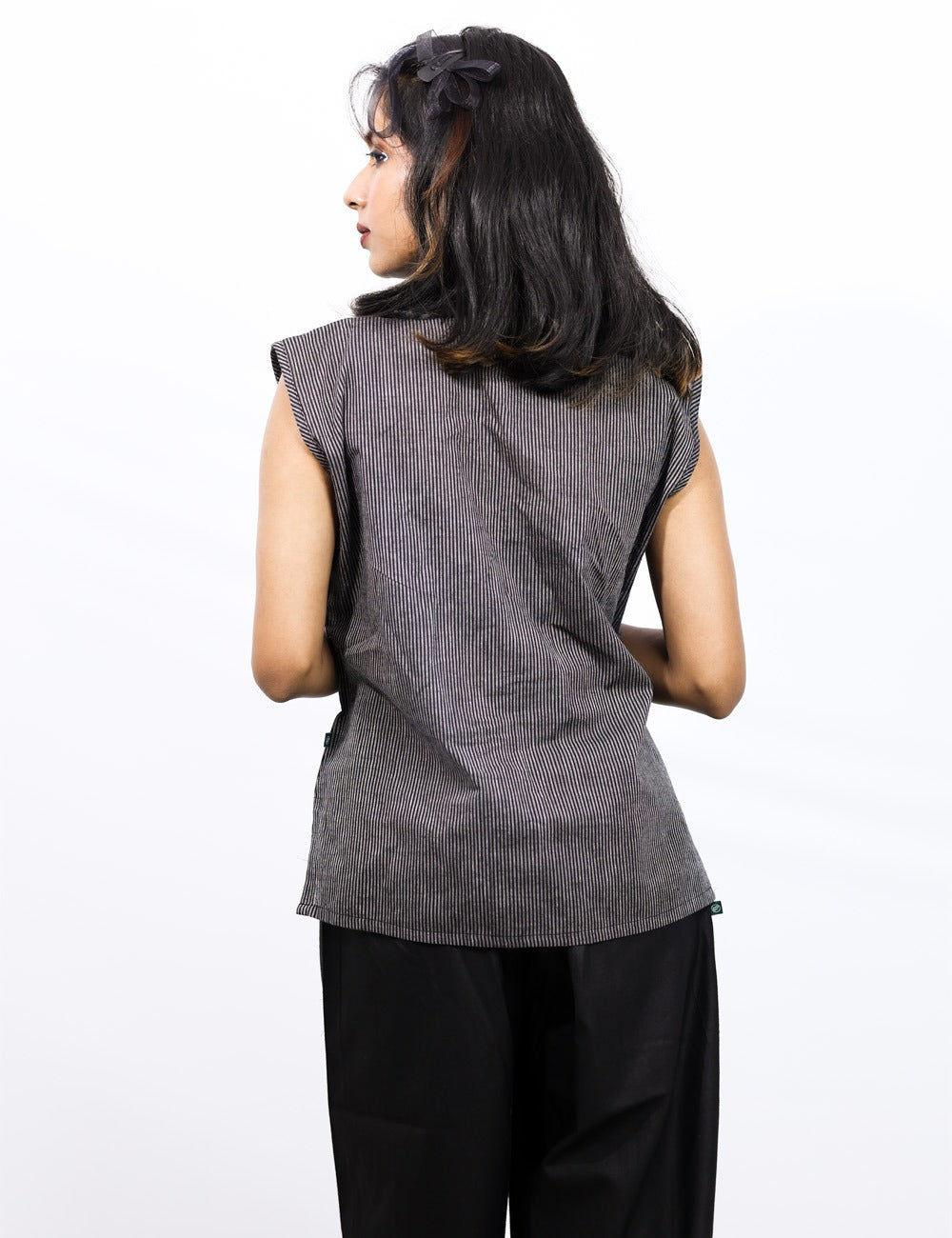 The Cottort – Striped Cotton Mid Length Crop Top Collections