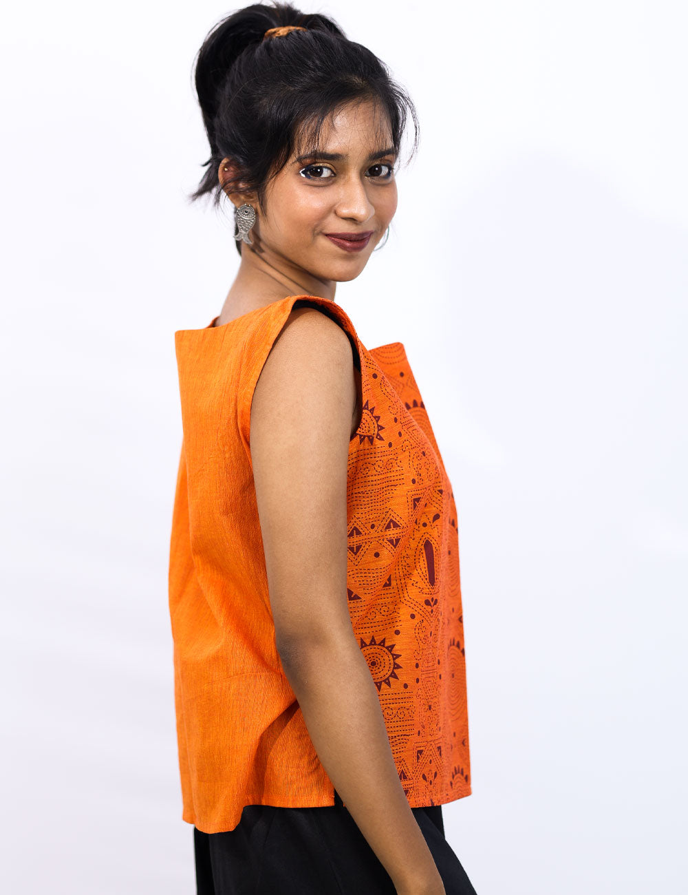 The Cottort – Printed Cotton Mid Length Crop Top Collections
