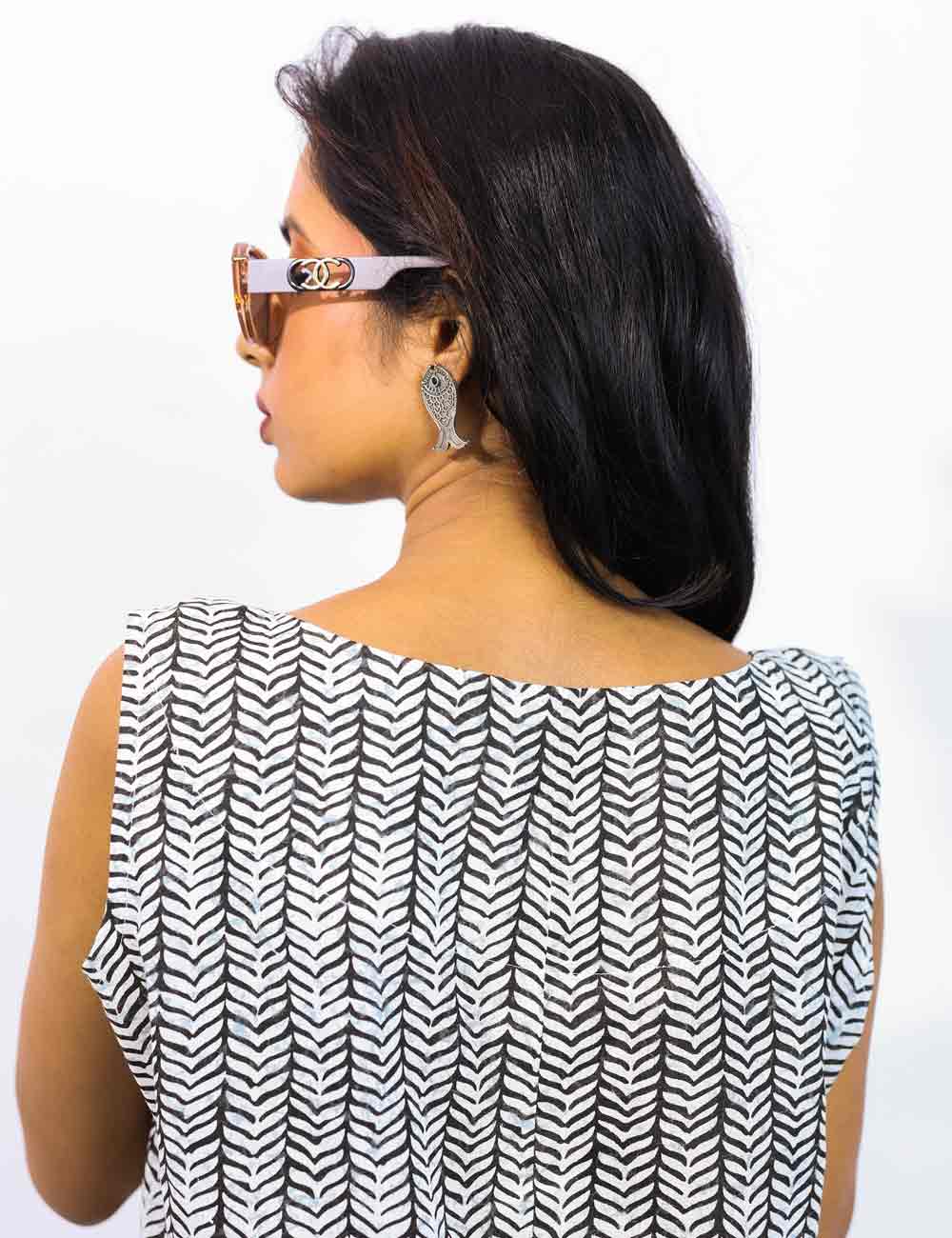 The Cottort – Printed Cotton Mid Length Crop Top Collections