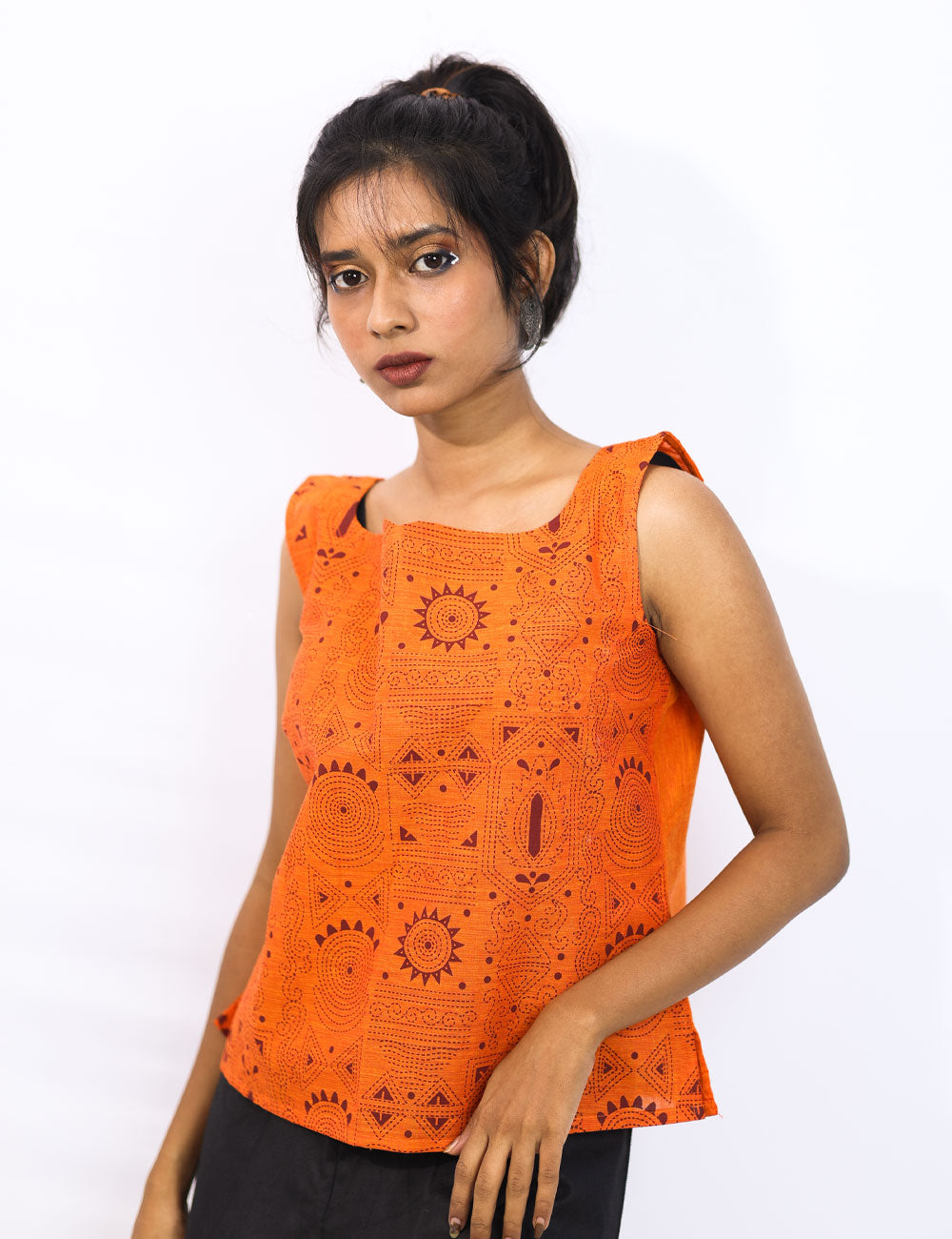 The Cottort – Printed Cotton Mid Length Crop Top Collections