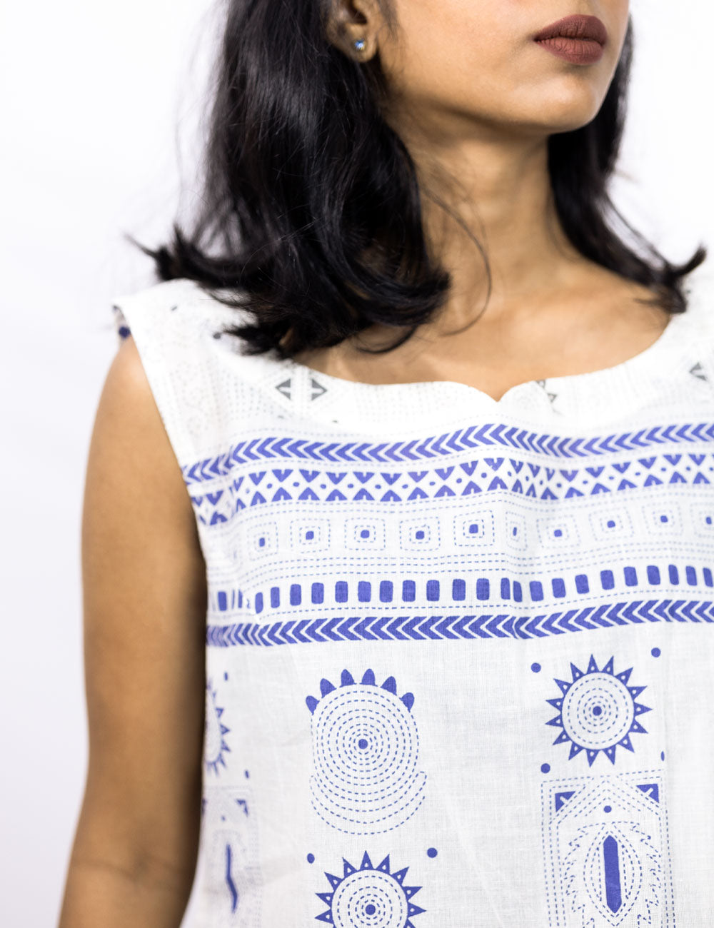The Cottort – Printed Cotton Mid Length Crop Top Collections