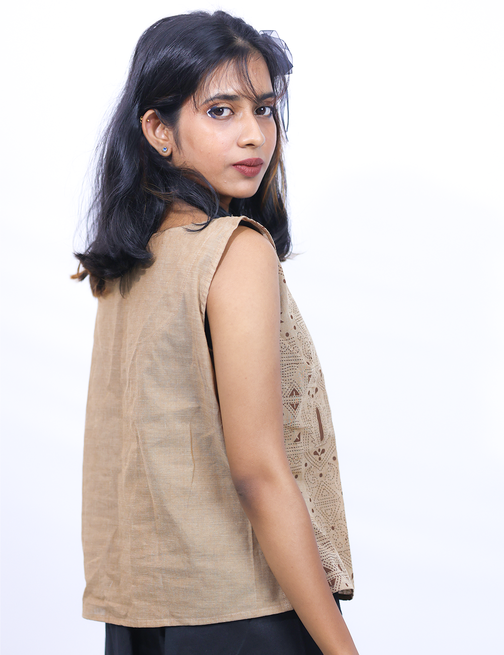 The Cottort – Printed Cotton Mid length Crop Top Collections