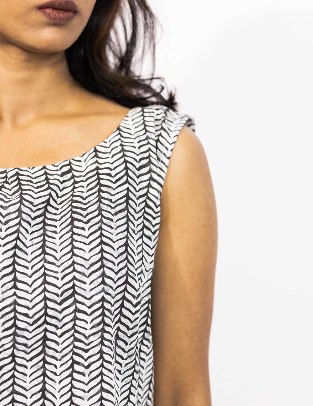 The Cottort – Printed Cotton Mid Length Crop Top Collections
