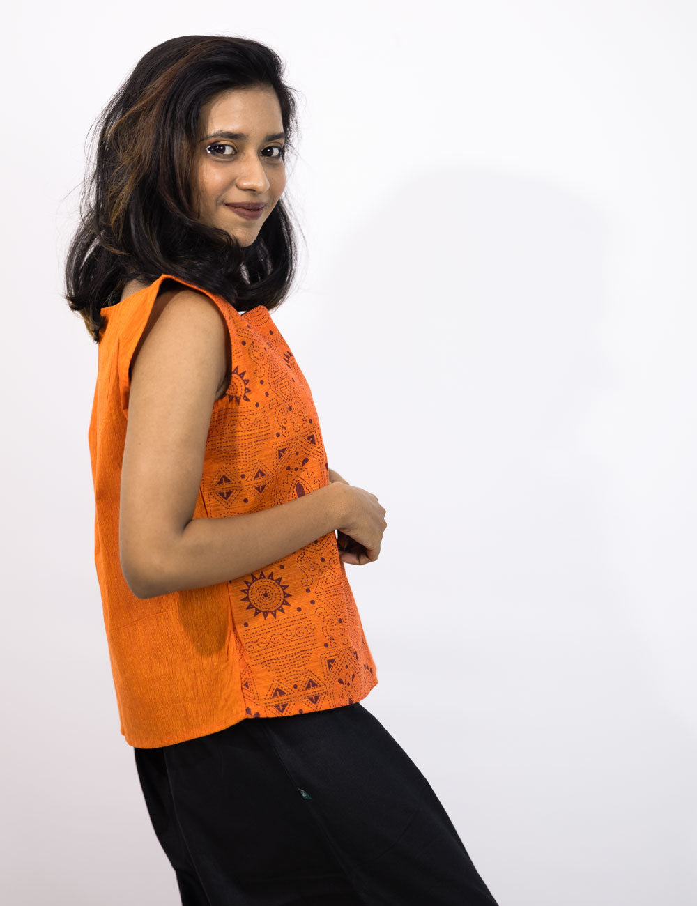 The Cottort – Printed Cotton Mid Length Crop Top Collections