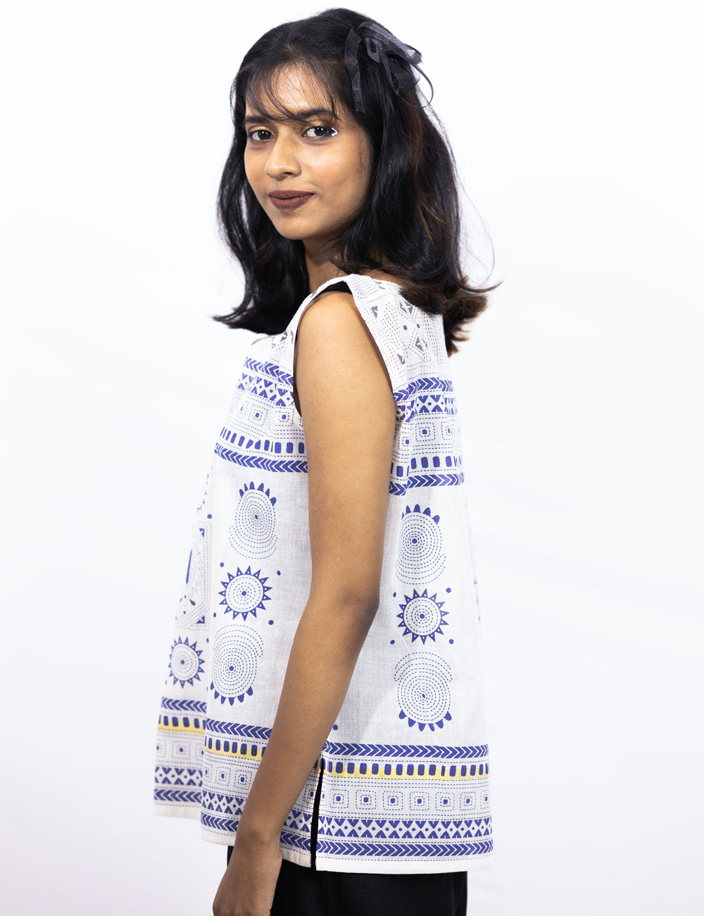 The Cottort – Printed Cotton Mid Length Crop Top Collections