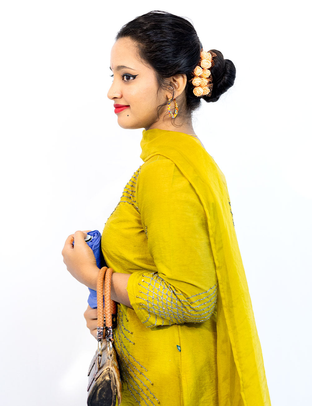Teens of 80’s – Chartreuse Green Dupion Silk Churidar Set